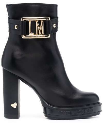 Love Moschino logo ankle boots