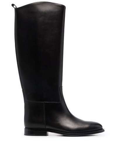 12 STOREEZ knee-length leather boots