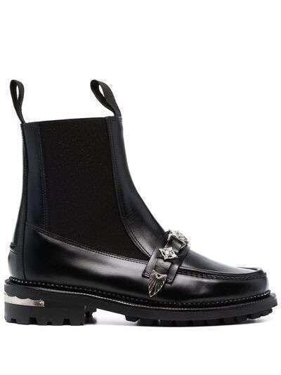 Toga Pulla decorative buckle boots