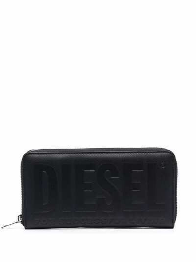 Diesel кошелек с тисненым логотипом