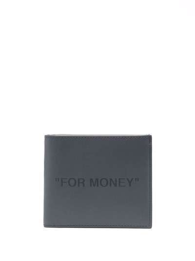 Off-White складной бумажник с принтом For Money