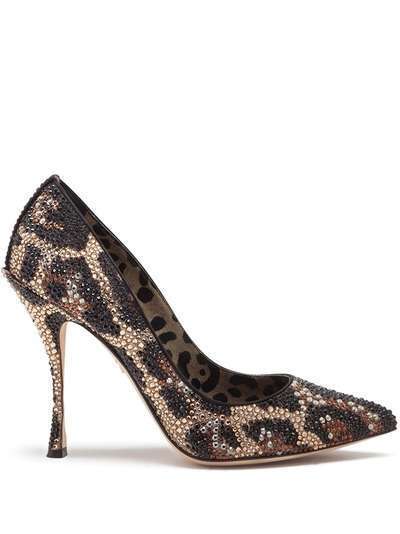 Dolce & Gabbana туфли-лодочки Lori с леопардовым принтом