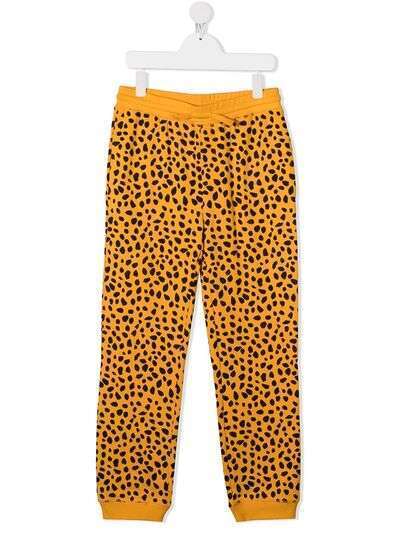Stella McCartney Kids брюки с леопардовым принтом
