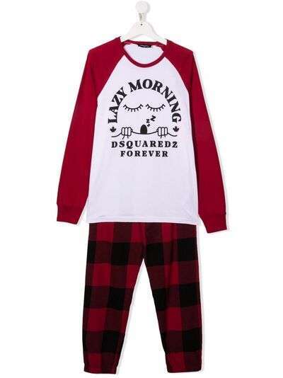 Dsquared2 Kids пижама в стиле колор-блок