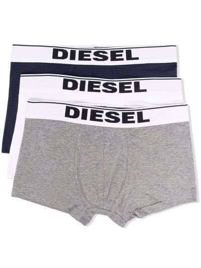 Diesel Kids TEEN logo-tape cotton boxers