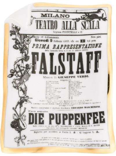 Fornasetti пепельница 'Falstaff'