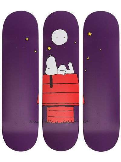 The Skateroom комплект из трех дек Peanuts x Rob Pruitt