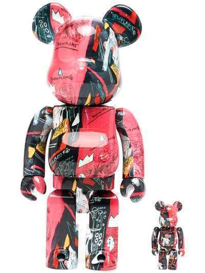 Medicom Toy набор фигурок BE@RBRICK Andy Warhol x Jean-Michel Basquiat #1