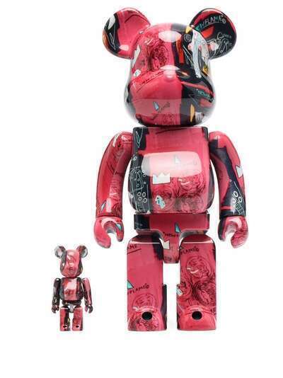 Medicom Toy набор фигурок BE@RBRICK Andy Warhol x Jean-Michel Basquiat #1