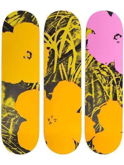 The Skateroom набор из трех дек для скейтборда из коллаборации с Andy Warhol