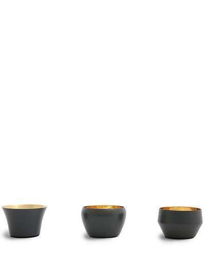 Skultuna набор Kin из трех подставок для чайной свечи