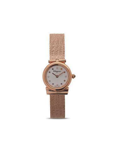 Salvatore Ferragamo Watches кварцевые наручные часы 19 мм с декором Gancini