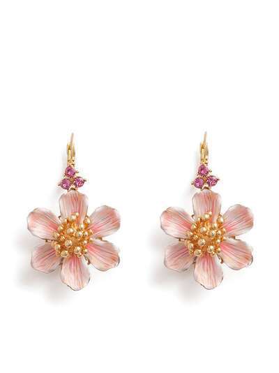 Dolce & Gabbana серьги-подвески в форме цветов