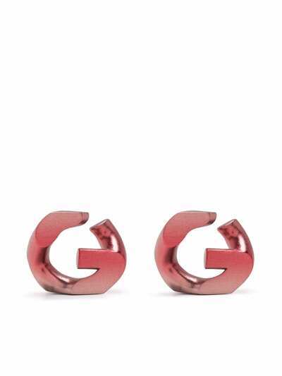 Givenchy серьги в форме буквы G