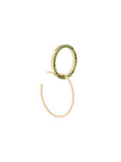 Delfina Delettrez embellished hoop earrings