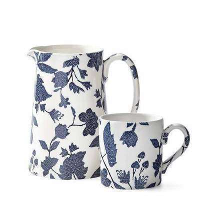 Garden Vine Indigo 6 кружек и кувшин Ralph Lauren Home