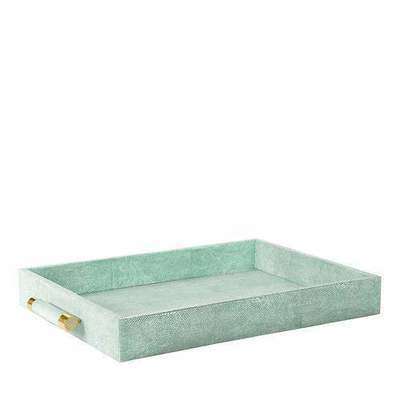 Classic Shagreen Seafoam Поднос Aerin