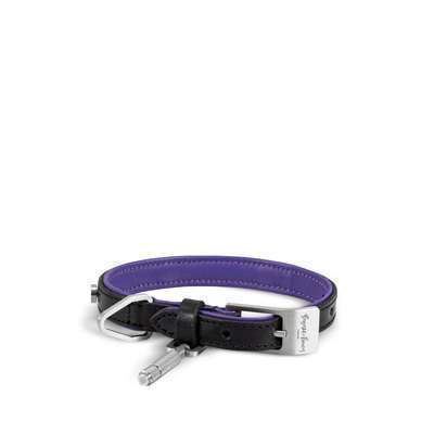 Black Purple Steel Ошейник для собак S Buster + Punch