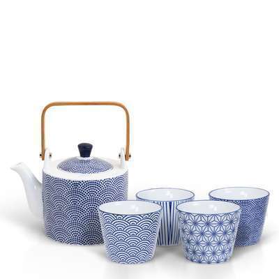 Nippon Blue Чайный сервиз на 4 персоны Tokyo Design