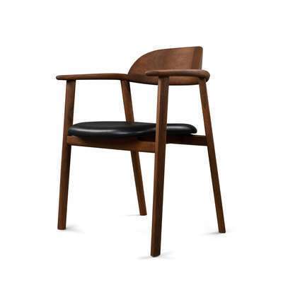 Mati Walnut / Leather / Cellular Комплект из 4 стульев