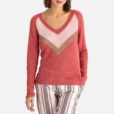 Пуловер с V-образным вырезом из тонкого трикотажа PERNITA HARRIS WILSON 350151374