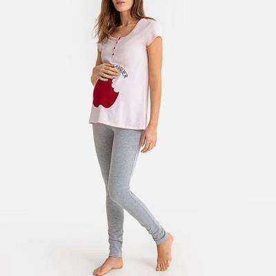 Пижама для периода беременности, футболка и леггинсы LA REDOUTE MATERNITÉ 350128129
