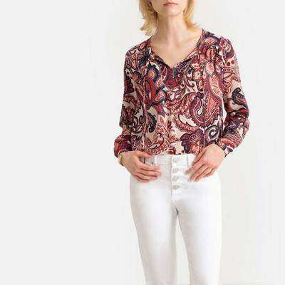 Блузка с круглым вырезом и длинными рукавами ONLY 350149965