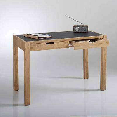 Стол письменный со столешницей с имитацией под кожу и 2 ящиками, Watford LA REDOUTE INTERIEURS 350074809
