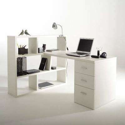 Стол письменный двухсторонний с шкафом для книг, 2 цвета, Fénon LA REDOUTE INTERIEURS 324215813