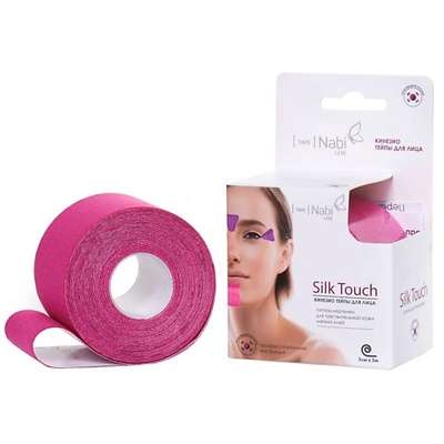 NABI Кинезио тейп Silk Touch 5 см Х 5 м, Малиновый