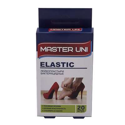 MASTER UNI ELASTIC Лейкопластырь / пластырь бактерицидный на тканевой основе 1.7e-5