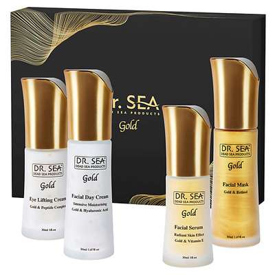 DR. SEA Подарочный набор GOLD «СЧАСТЛИВАЯ КОЖА» / GIFT GOLD BOX «HAPPY SKIN»