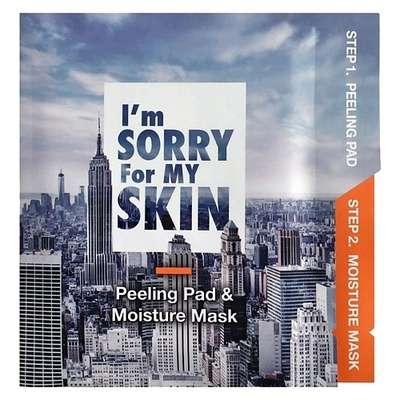 I'M SORRY FOR MY SKIN Набор для увлажнения кожи лица - Peeling and moisture mask