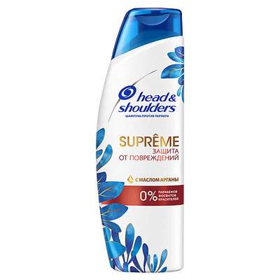 HEAD & SHOULDERS Шампунь против перхоти Supreme Защита от повреждений с маслом арганы