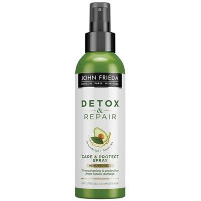 JOHN FRIEDA Спрей несмываемый для укрепления волос с термозащитой DETOX&REPAIR