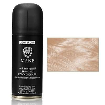 Mane Аэрозольный камуфляж для волос Mane Dark brown (темно-коричневый)