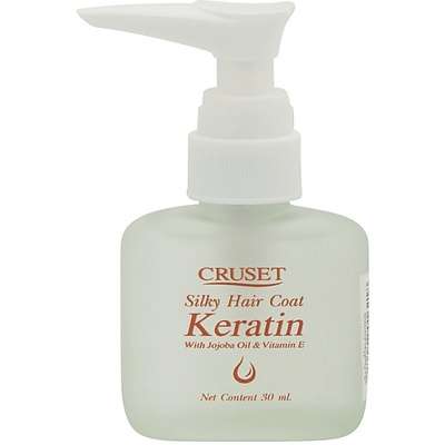 CRUSET Сыворотка с кератином для секущихся кончиков волос Silky Hair Coat Keratin 30