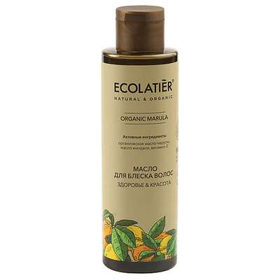 ECOLATIER GREEN Масло для блеска волос Здоровье & Красота ORGANIC MARULA, 200 мл 200