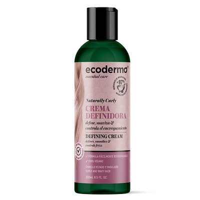 ECODERMA Крем для кудрявых волос для усиления завитка Naturally curly definer cream Naturally curly