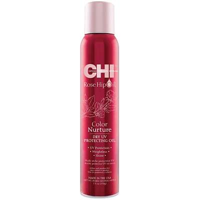 CHI Средство для волос защита от солнца Rose Hip Oil Color Nurture Dry UV Protecting Dry Oil