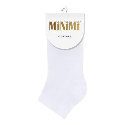 MINIMI Cotone 1201 Носки женские однотонный укорченные Bianco 0