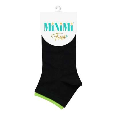 MINIMI Fresh 4101 Носки женские двойная резинка Nero 0