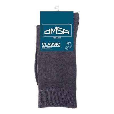 OMSA Classic 204 Носки мужские средняя длина всесезон Grigio Scuro 0