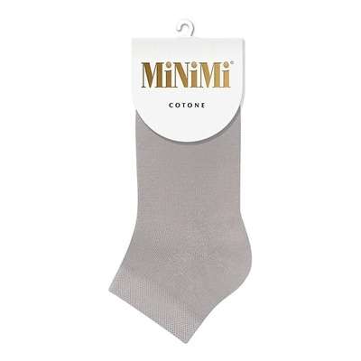 MINIMI Cotone 1201 Носки женские однотонный укорченные Grigio 0