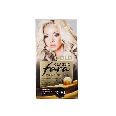 FARA Стойкая крем краска для волос Fara Classic Gold