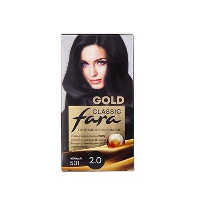 FARA Стойкая крем краска для волос Fara Classic Gold