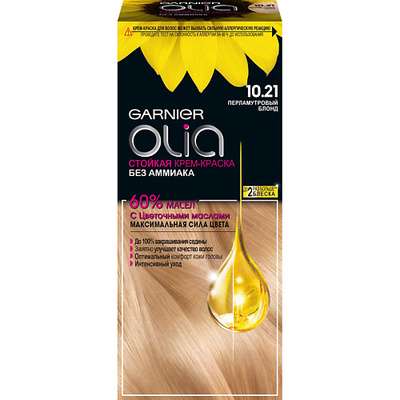 GARNIER Стойкая крем-краска для волос "Olia" с цветочными маслами, без аммиака