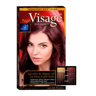 VISAGE COLOR HAIR FASHION Краска для волос Интенсивно красный Intensive Red 34