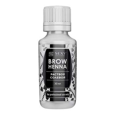 INNOVATOR COSMETICS Раствор солевой для очищения ресниц и бровей SEXY BROW HENNA