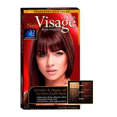 VISAGE COLOR HAIR FASHION Краска для волос Интенсивно красный Intensive Red 34